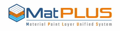 Logotipo MatPLUS FluidLab. Realistic Fluid Simulations for Blender